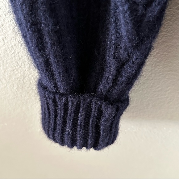 Ralph Lauren POLO COUNTRY Authentic Dry Goods  Women’s 100% Wool Sweater Navy - Picture 3 of 4